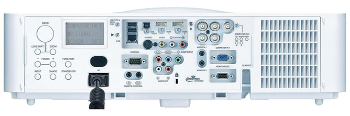 日立HCP-D767X工程投影機產品背面